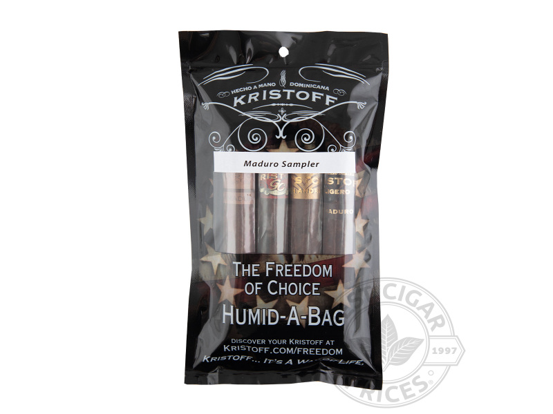 Kristoff Maduro Fresh Pack Samplers - Upright Of 40 Cigars - 4 Cigars