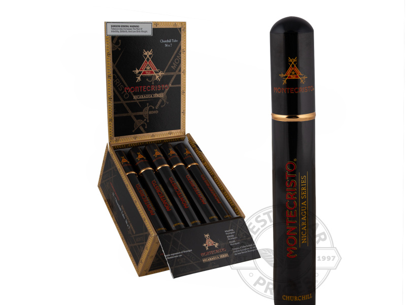 Montecristo Nicaragua Churchill Tubo - 15 Cigars