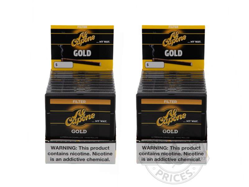 Al Capone Gold Filter - 200 Cigars
