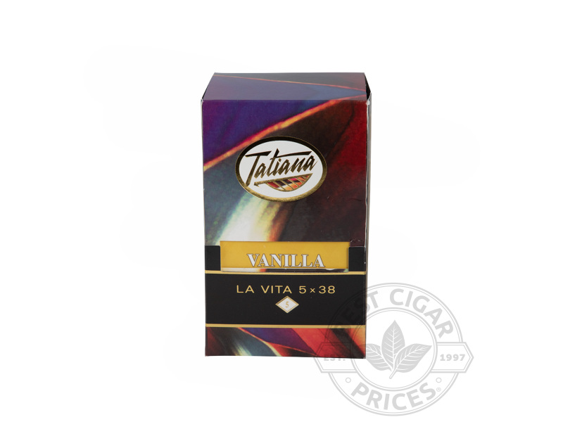 Tatiana La Vita Vanilla 5 Packs Of 5 - 25 Cigars
