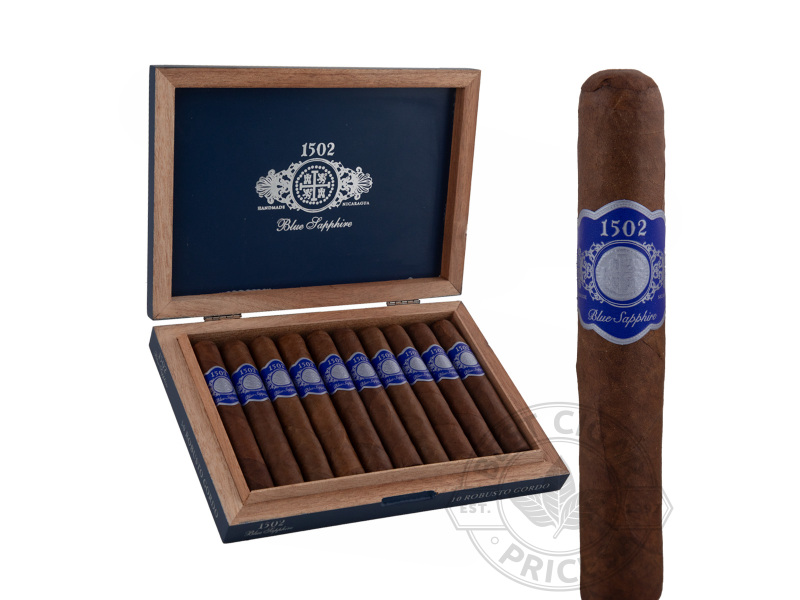 1502 Blue Sapphire Robusto Gordo Cigars - 10 Cigars