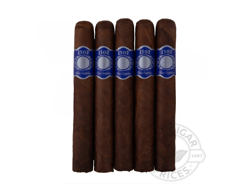 1502 Blue Sapphire Toro Gordo Cigars - 5 Cigars