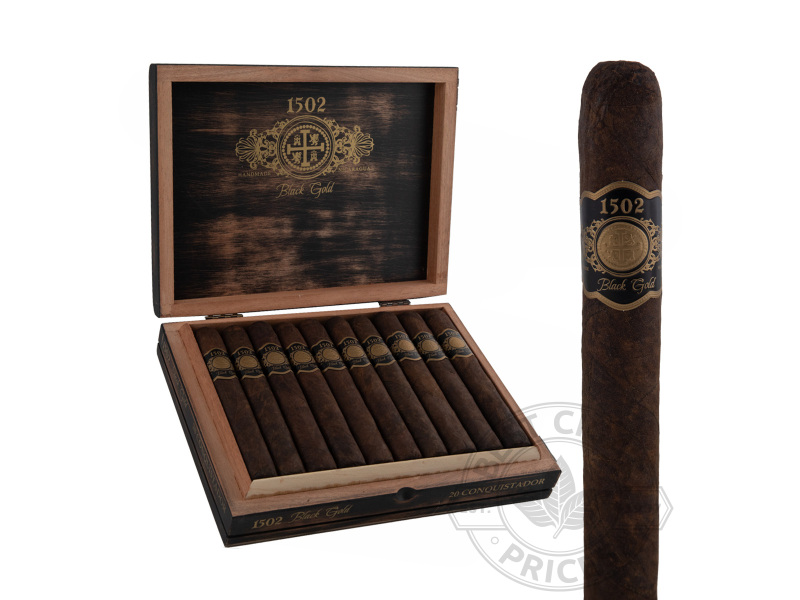 1502 Black Gold Conquistador Cigars - 20 Cigars