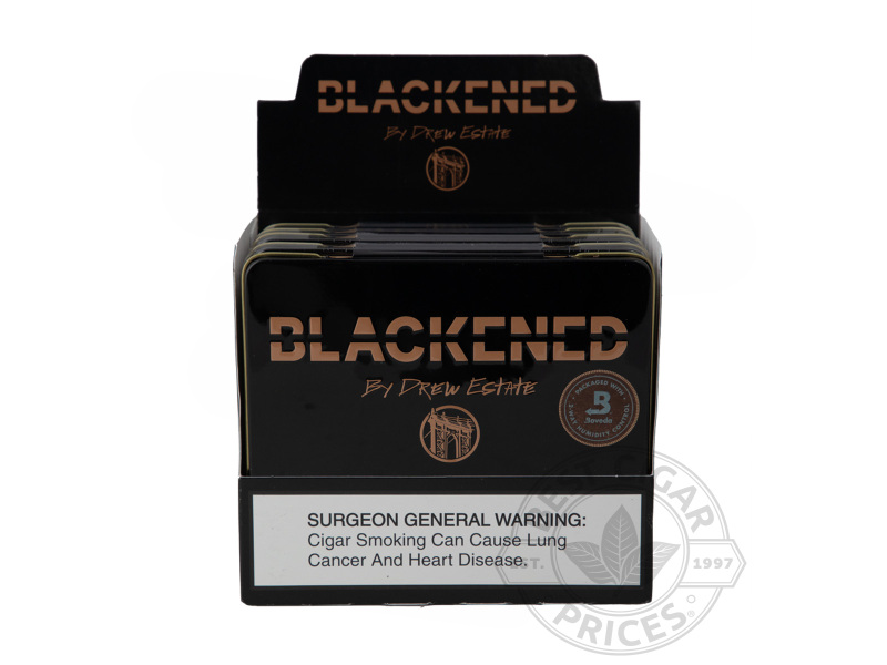Blackened M81 Tins By Drew Estate - 50 Cigarillos