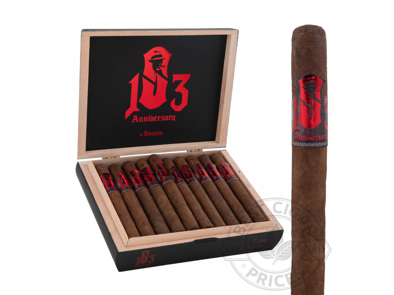 Sinistro 13 Year Anniversary Toro Cigars - 20 Cigars