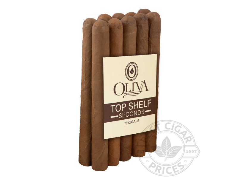 Oliva Top Shelf Seconds Connecticut Churchill Cigars - Bundle - 10 Total Cigars