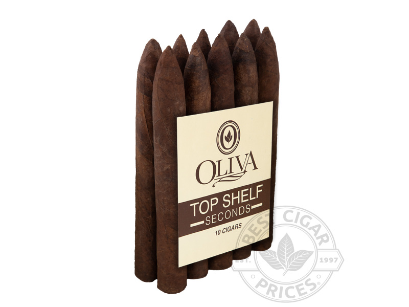 Oliva Top Shelf Seconds Maduro Torpedo Cigars - Bundle - 10 Total Cigars