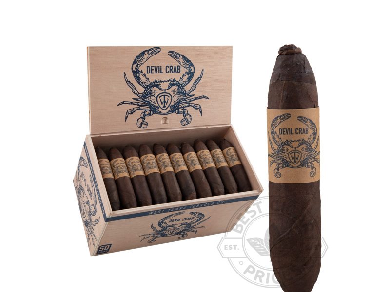 West Tampa Tobacco Company Devil Crab Cigars - 50 Cigars