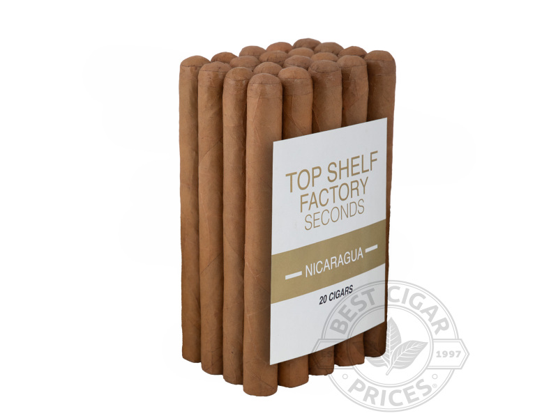 Top Shelf Factory Seconds Nicaragua Connecticut 7 X 50 Cigars - Bundle - 20 Total Cigars