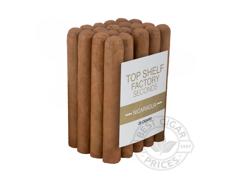 Top Shelf Factory Seconds Nicaragua Connecticut 6 X 54 Cigars - Bundle - 20 Total Cigars