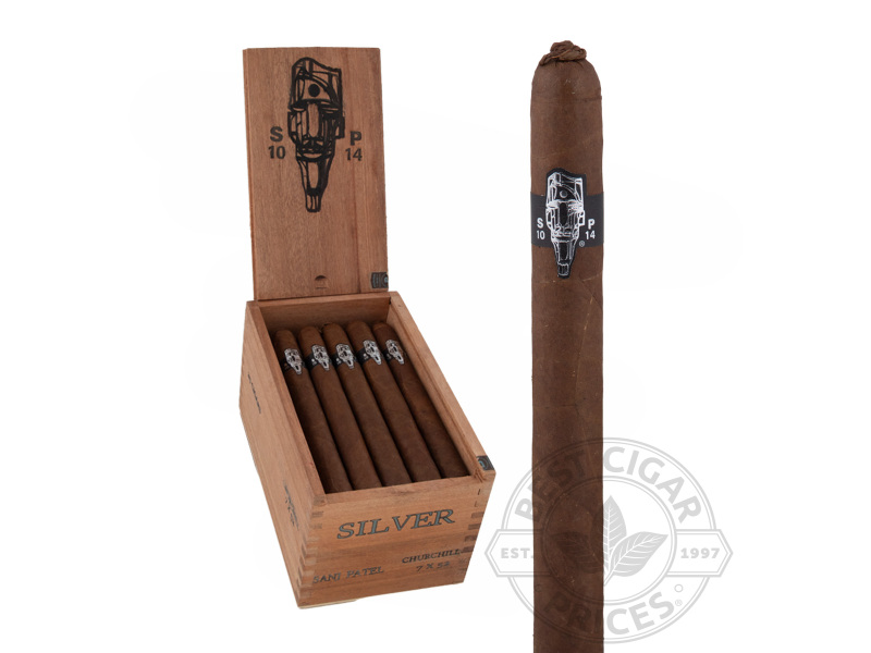Sp1014 Silver Churchill Cigars - 25 Cigars
