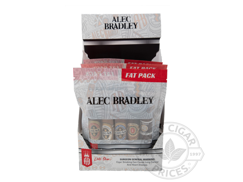 Alec Bradley Fat Pack Sampler Cigars - Sealed Packs - 25 Total Cigars