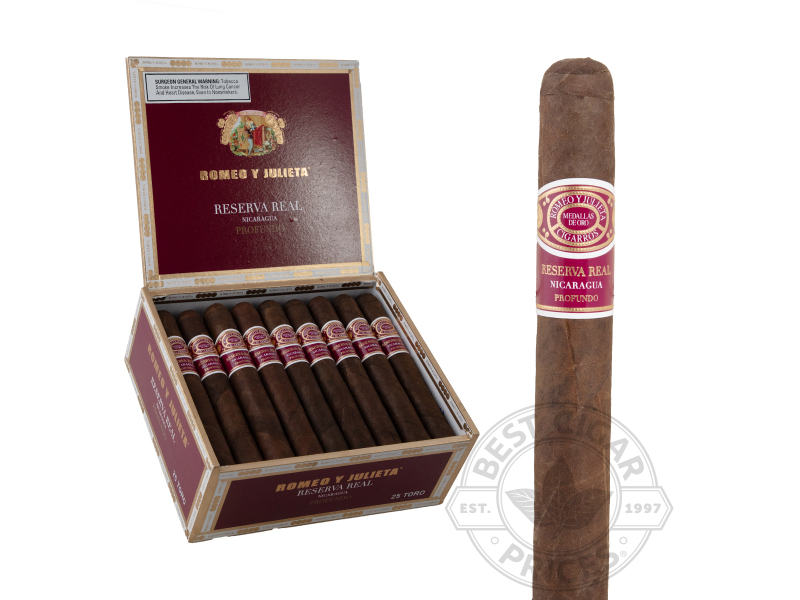 Romeo Y Julieta Reserva Real Nicaragua Profundo Toro Cigars - 25 Cigars