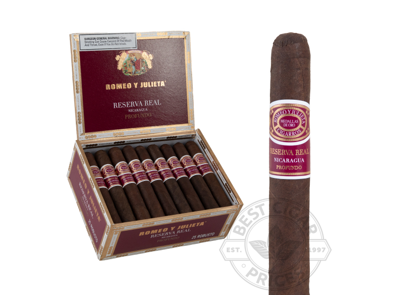 Romeo Y Julieta Reserva Real Nicaragua Profundo Robusto Cigars - 25 Cigars