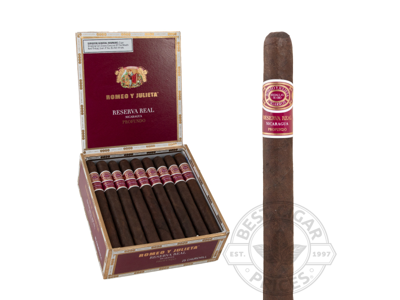 Romeo Y Julieta Reserva Real Nicaragua Profundo Churchill Cigars - 25 Cigars
