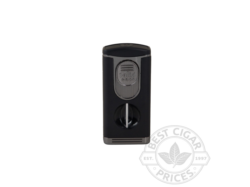 Palio Trevi Triple Jet Lighter & V-cut Cutter - Black - Box of 20