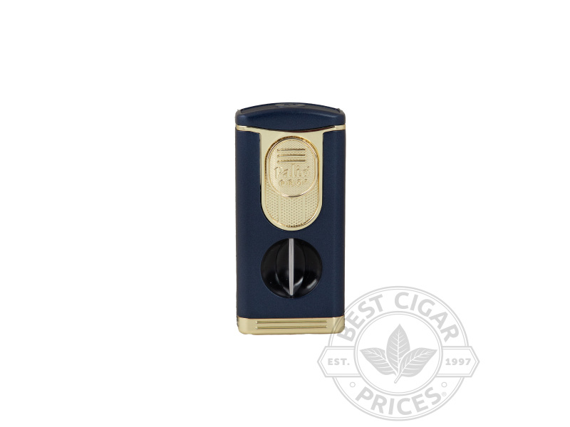 Palio Trevi Triple Jet Lighter & V-cut Cutter - Blue & Black - Box of 20