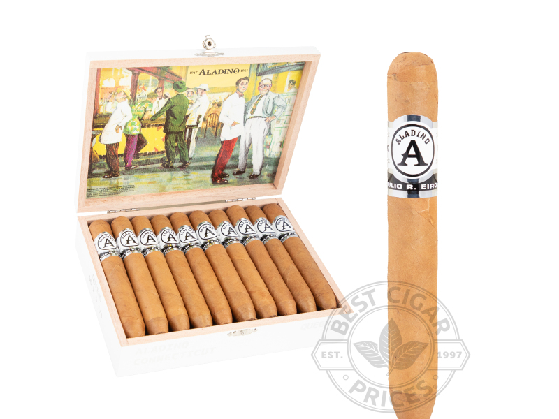 Aladino Connecticut Queen's Perfecto Cigars - 20 Cigars