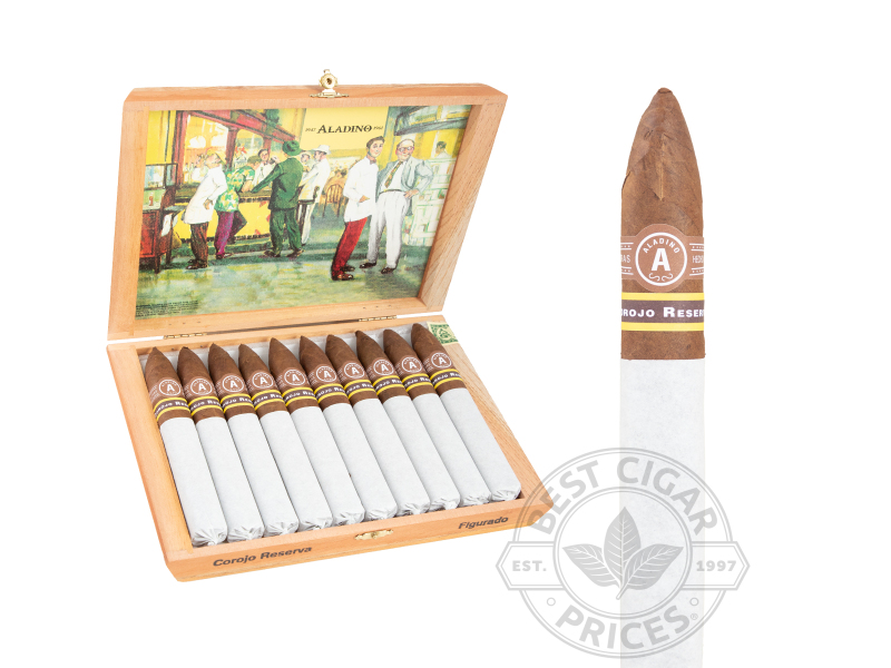 Aladino Corojo Reserva Figurado - 10 Cigars
