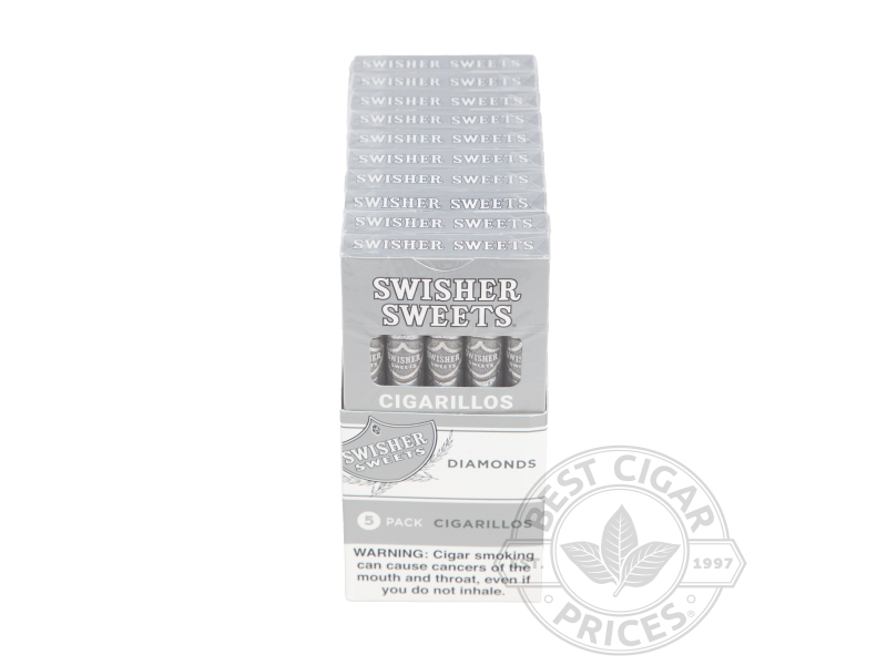 Swisher Sweets Diamonds Cigarillos Pack Of 50 - Small Packs: 50 Cigarillos