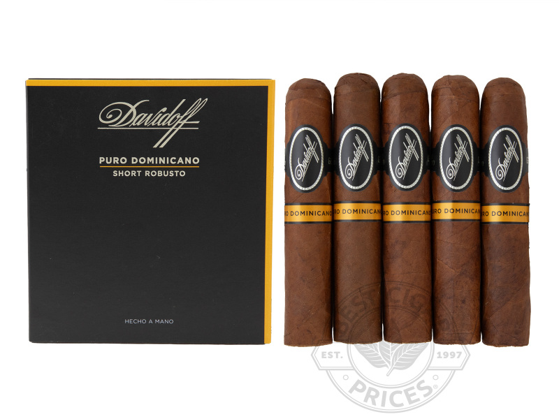 Davidoff Puro Dominicano Short Robusto Cigars 5-pack - 5 Cigars