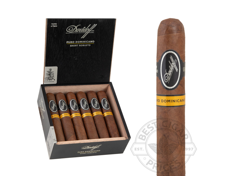 Davidoff Puro Dominicano Short Robusto Cigars - 12 Cigars