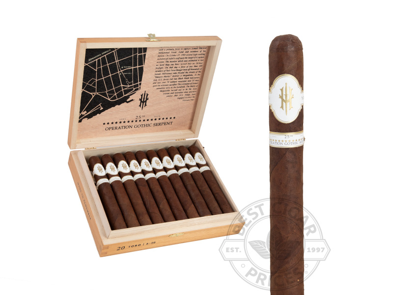 Hooten Young Operation Gothic Serpent Toro 25th Anniversary - 20 Cigars