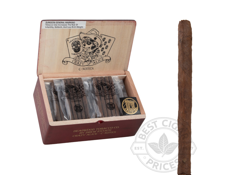 Deadwood Crazy Alice C-note Cigars - 100 Cigars
