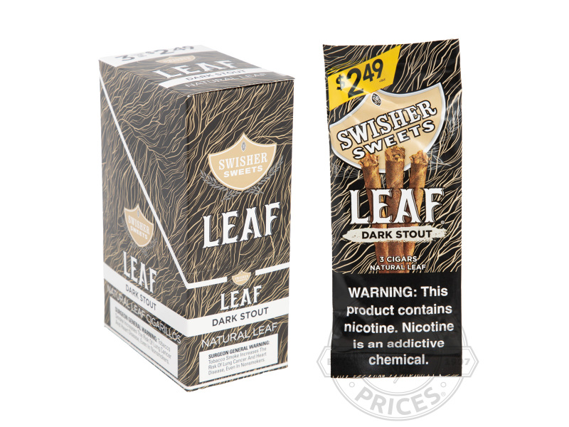 Swisher Sweets Leaf - Dark Stout - Carton - 30 Total Cigars