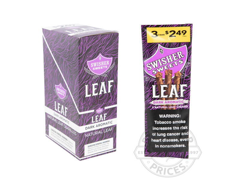 Swisher Sweets Leaf - Dark Aromatic - Carton - 30 Total Cigars