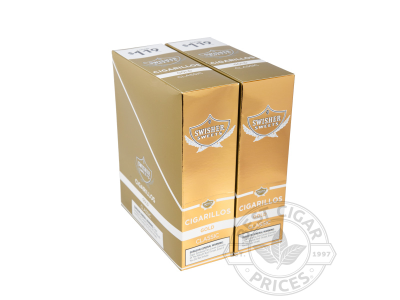 Swisher Sweets Gold Cigarillos 2 For $1.19 Upright - Carton - 60 Total Cigars