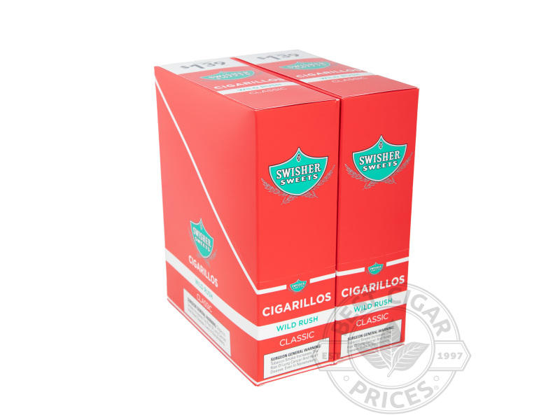 Swisher Sweets Wild Rush Cigarillos 2 For $1.39 Upright - Carton - 60 Total Cigars