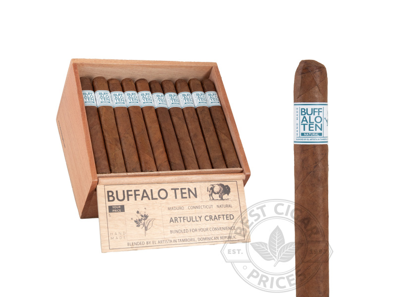 Buffalo Ten Natural Toro - 40 Cigars