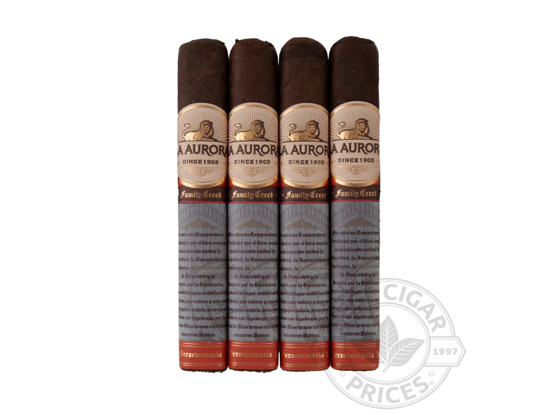 La Aurora Family Creed Perseverancia Toro Cigars 4-pack - 4 Cigars