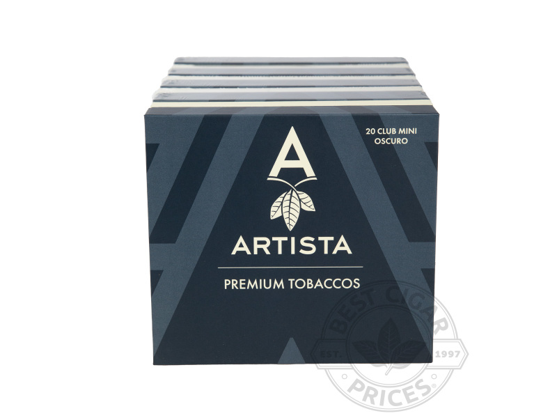 Artista Club Mini Oscuro Cigarillos - Small Packs: 100 Cigarillos