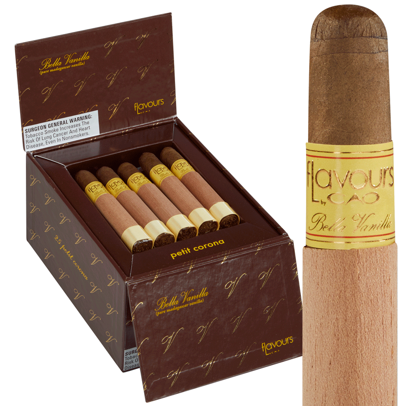 CAO Flavours Tins 10 pack - Vanilla Cigarillos (4.0" x 30) Box of 25