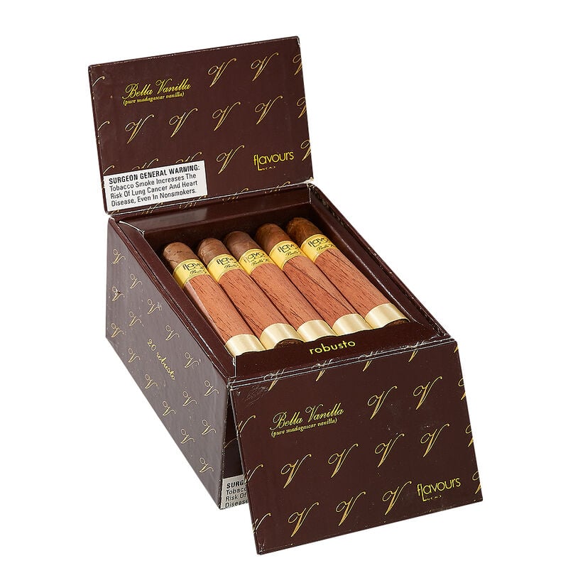 CAO Flavours Tins 10 pack - Vanilla Cigarillos (4.0" x 30) Box of 20