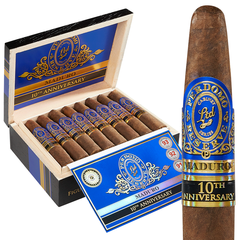 Perdomo Reserve 10th Anniversary Box-Pressed Maduro Box of 25