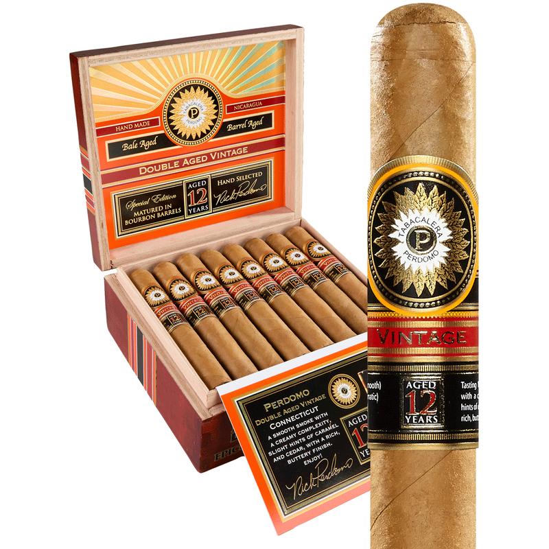 Perdomo Double Aged 12 Year Vintage Connecticut Box of 24