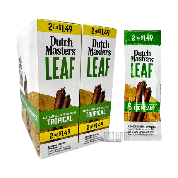 Dutch Masters Leaf Tropical - &nbsp;15 Packs of 2