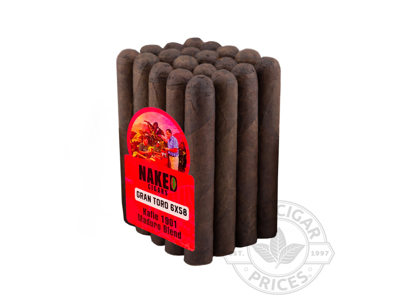 Naked Cigars Maduro Gran Toro By Kafie 1901 - Bundle - 20 Total Cigars
                                                                                             
                                    1-2 Week