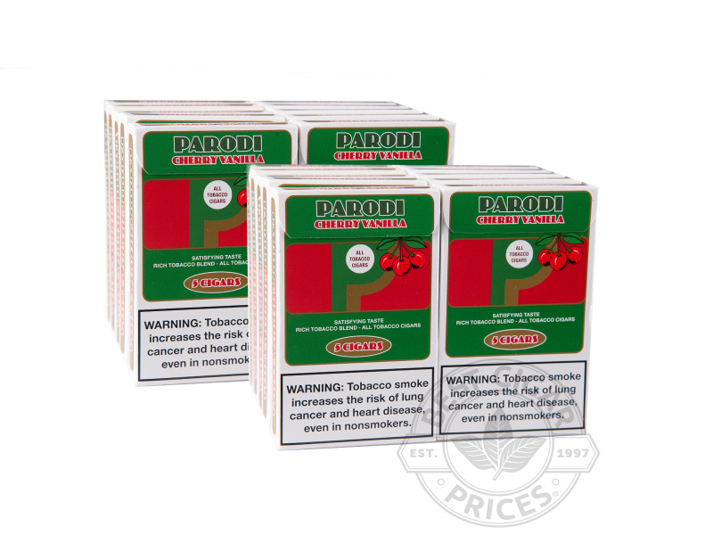Parodi Cherry Vanilla 10/5 2x Deal - 100 Cigars