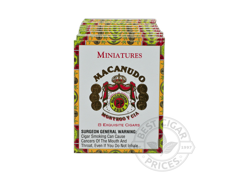 Macanudo Miniatures Cafe - Small Packs: 80 Cigarillos
                                                                                             
                                    1 Week