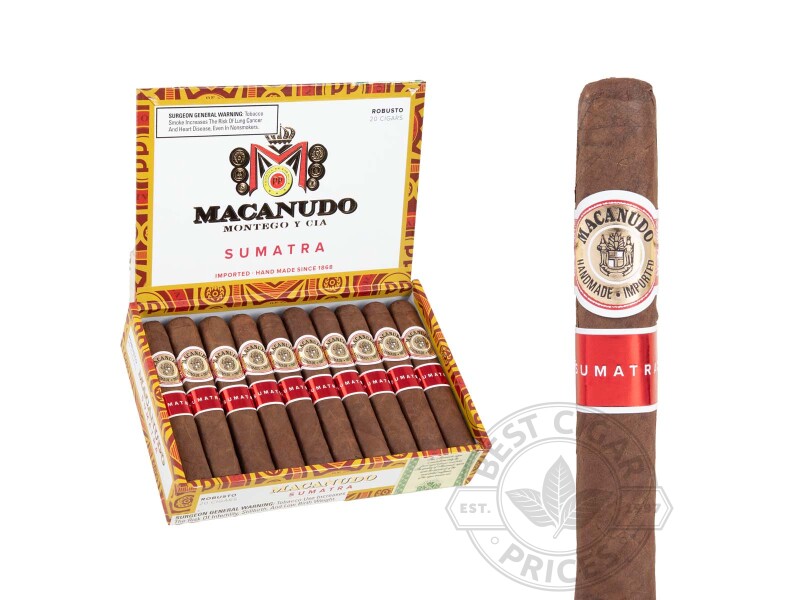 Macanudo Sumatra Robusto Cigars - 20 Cigars
