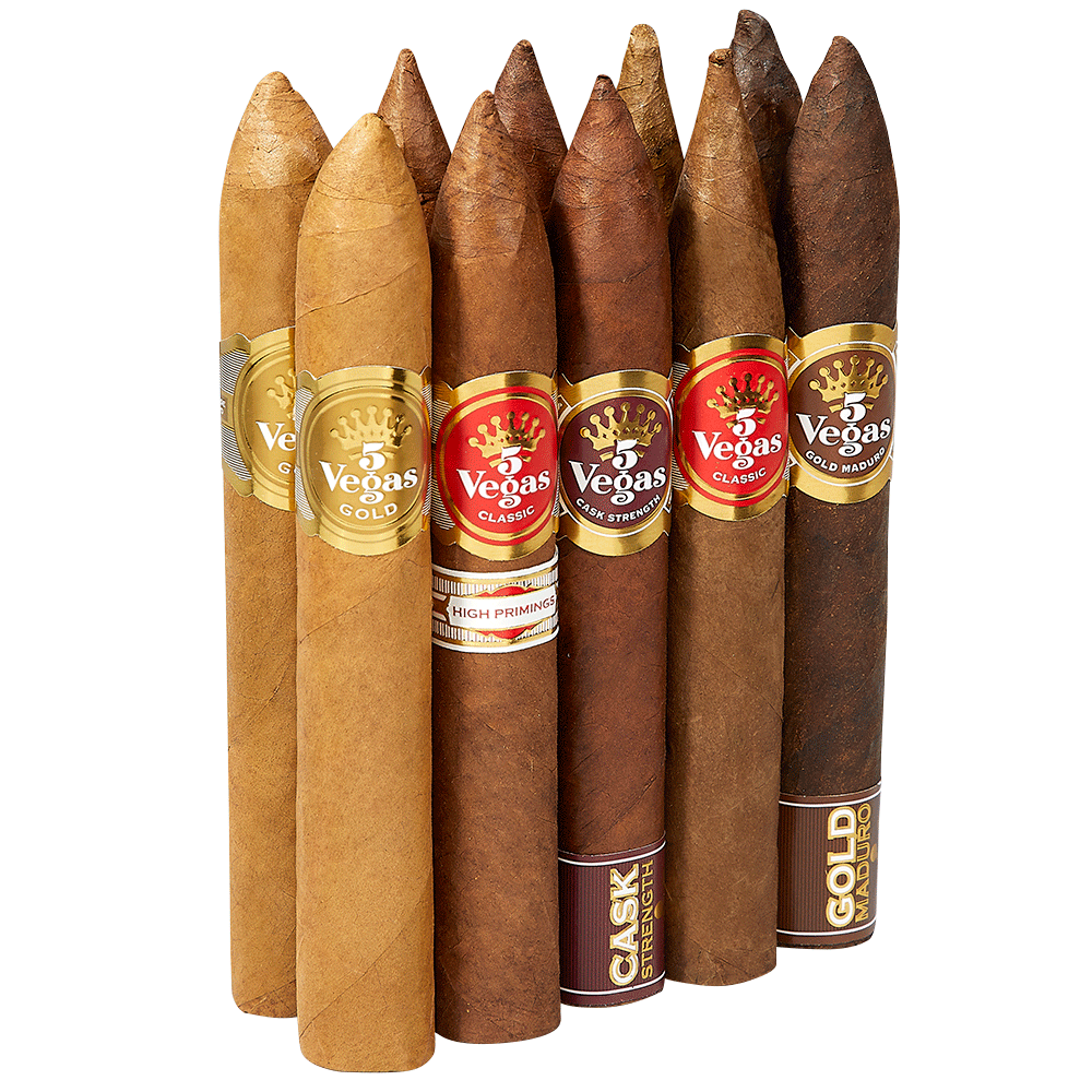 5 Vegas 10-Cigar Torpedo Sampler | 5 Vegas 10-Cigar Torpedo Sampler | 10 Cigars