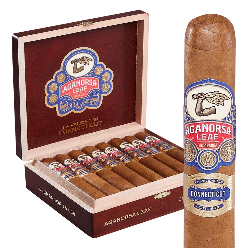 Aganorsa Leaf La Validacion Connecticut Box of 15