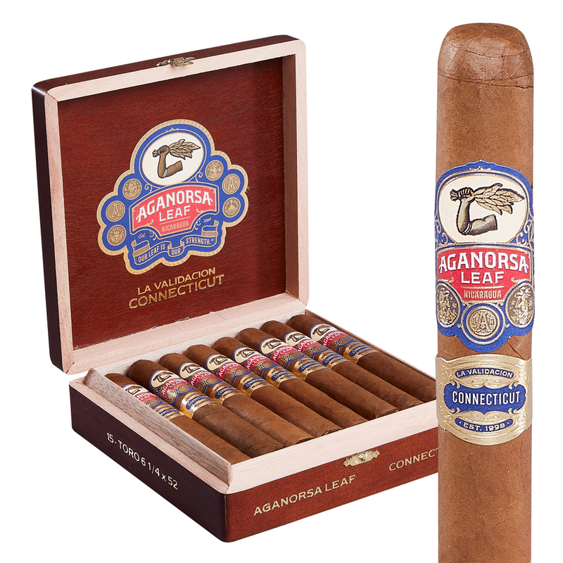 Aganorsa Leaf La Validacion Connecticut Box of 15