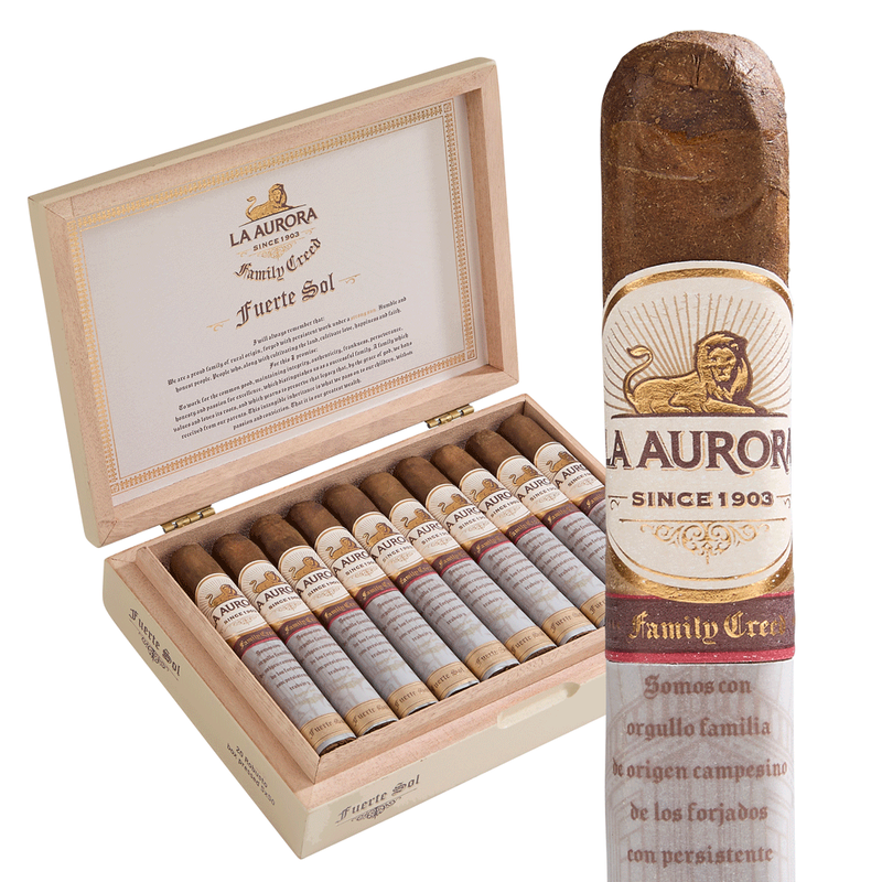 La Aurora Family Creed Fuerte Sol Box of 20
