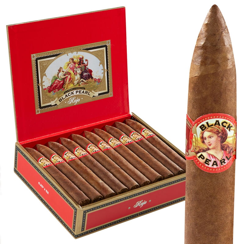 La Perla Habana Black Pearl Rojo Box of 20