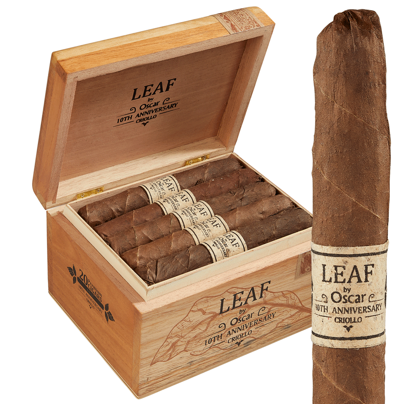 Leaf by Oscar 10th Anniversary Criollo Box of 20